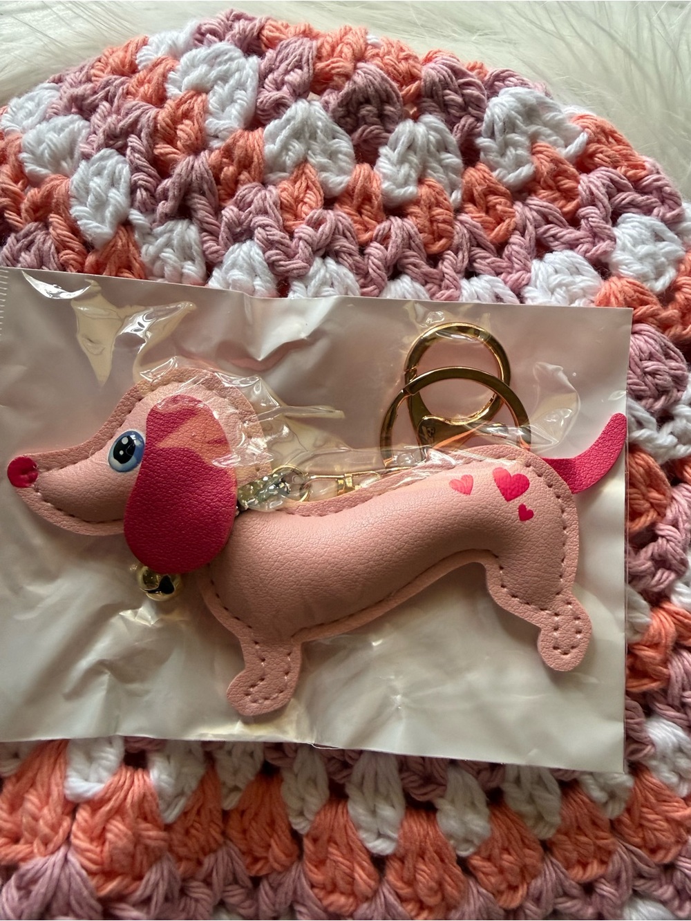 Dachshund Keychain/ bag charm.